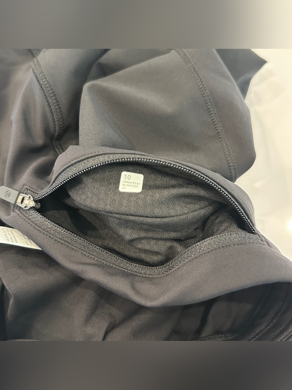 Lululemon Pace Rival MR Skirt *Long Sz 10 Black NWT - Picture 10 of 11